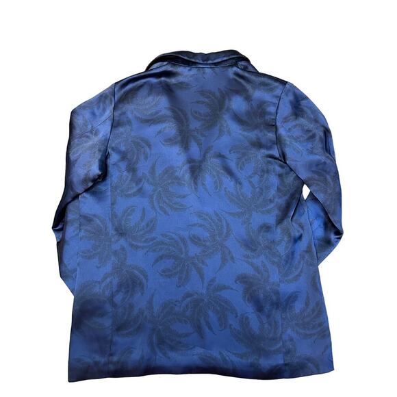 ATM Palm Print Satin Melillo Blazer - Picture 3 of 6